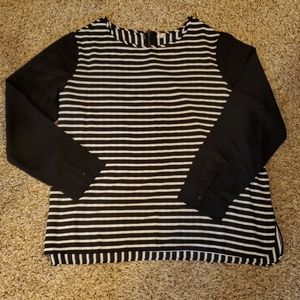Black & White Striped Blouse